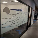 Frosted Window Tint Design for Internal Office Space