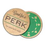 Full Color Wood Coin Printed 2-Sides