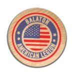 Full Color Wood Coin Printed 1 side