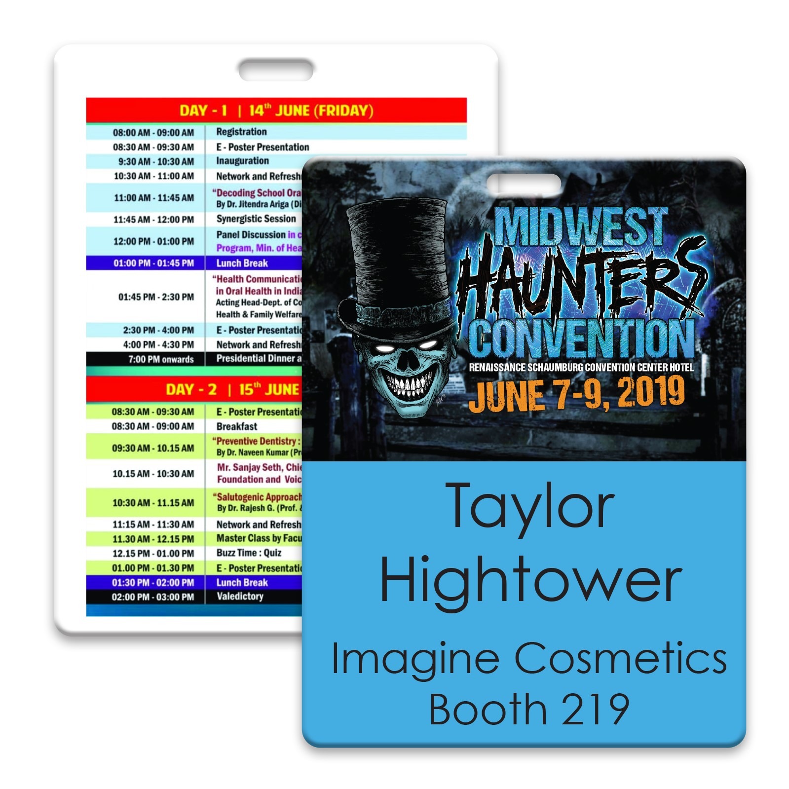 Full Color Value Priced Event Badge (4" x 3")